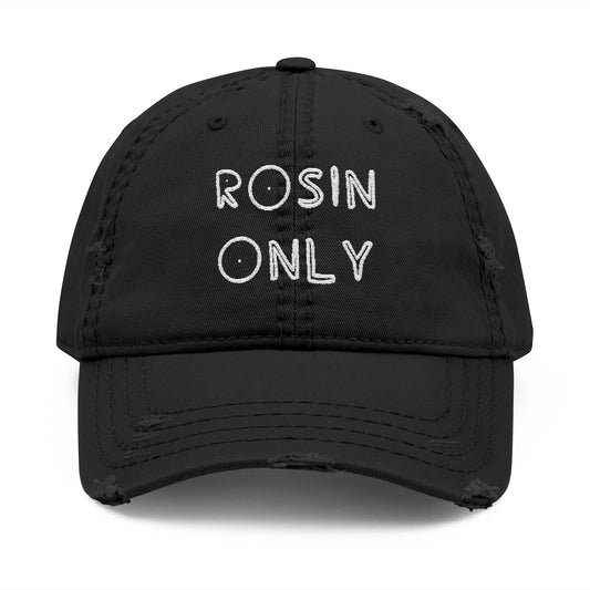 "R*sin Only" Embroidered Distressed Dad Hat